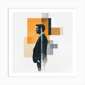 Man In The Suit 1 Art Print