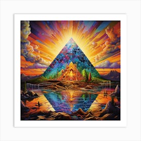 Pyramid Of The Sun Art Print