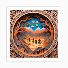 Lord Of The Rings 3 Art Print