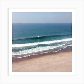 Aerial View Of A Beach 11 Art Print