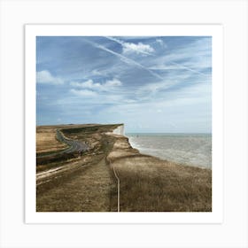 Seven Sisters Cliffs 1 Art Print