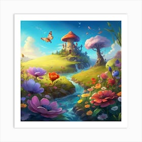 Fairy Garden Art Print