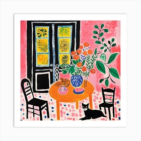 Table And Chairs Art Print