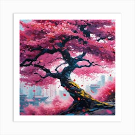 Cherry Blossom Tree 11 Art Print