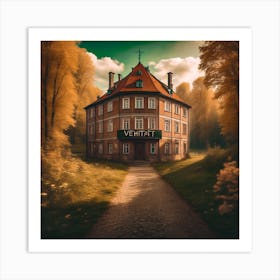 House In The Woods Art Print