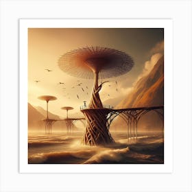 Futuristic City Art Print