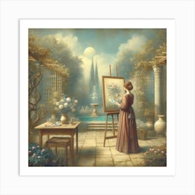 Artist'S Garden Art Print