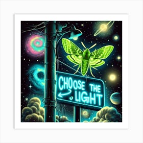 Choose The Light 7 Art Print