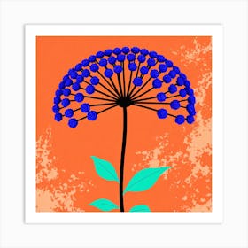 Blue Flower 32 Art Print