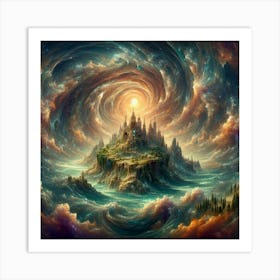 Castle In The Clouds 11 Art Print