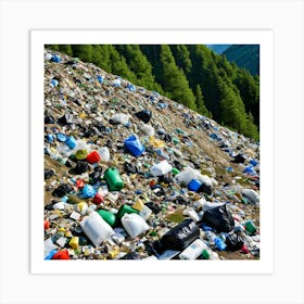 Garbage Pile In The Mountains 2 Art Print