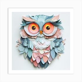 Paper Owl 1 Art Print