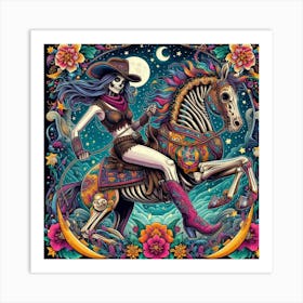 Mexican Skeleton Art Print