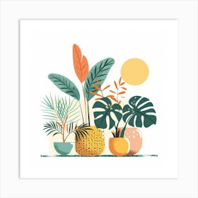 Tropical Plants 4 Art Print