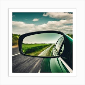 Reflection Of A Car 1 Art Print