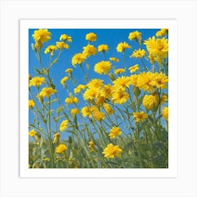 Yellow Daisy Art Print