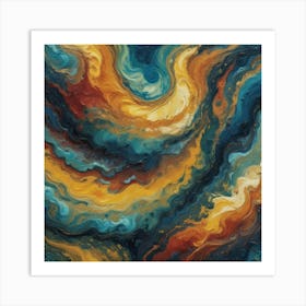 Abstract Painting 114 Art Print