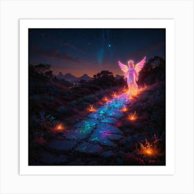 Angel Of The Night 5 Art Print