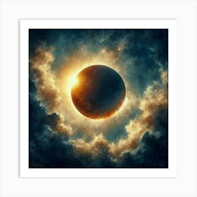 Eclipse Of The Sun 2 Art Print