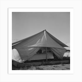 Nyssa, Oregon, Fsa (Farm Security Administration) Mobile Camp, Tent Home Of Japanese Americans Living At The Art Print