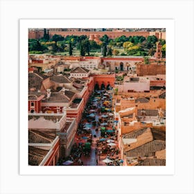 Marrakech Stock Videos & Royalty-Free Footage Art Print