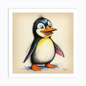 Penguin 19 Art Print