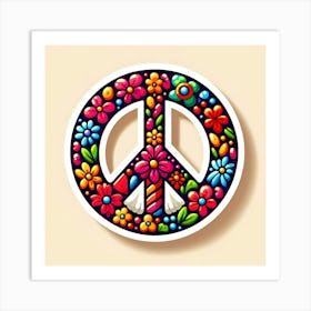 Peace Sign 1 Art Print