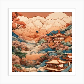 Asian Landscape 2 Art Print