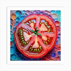 Tomato Slice Art Print