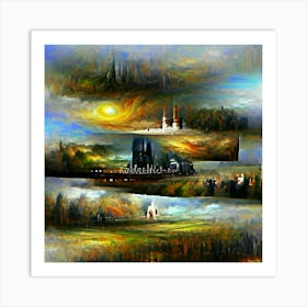 Cityscape Art Print