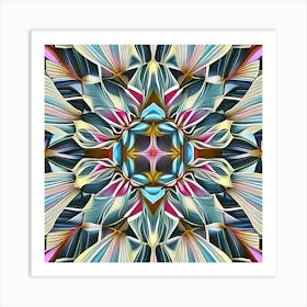 Abstract Mandala 5 Art Print