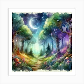 Fairy Forest 8 Art Print