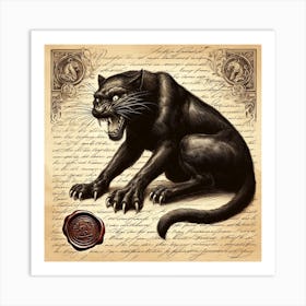 Angry Beast Art Print