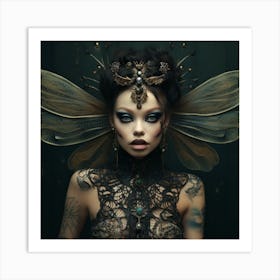 Gothic Beauty 1 Art Print