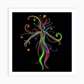 Abstract Woman Art Print