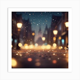 Create A Beautiful Cinematic Bokeh Background 999385713 Art Print