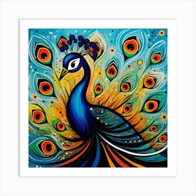 Peacock 26 Art Print