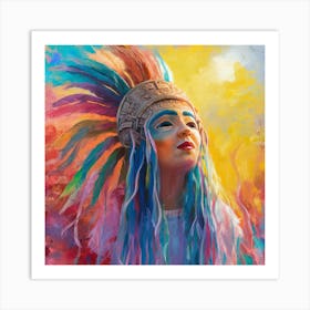 Indian Woman 2 Art Print