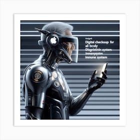 Robot Man 12 Art Print