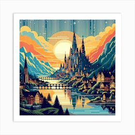 A Fantastical Land 25 Art Print