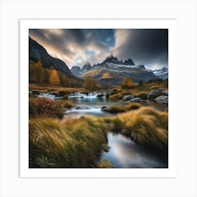 Autumn In The Mountains 54 Art Print