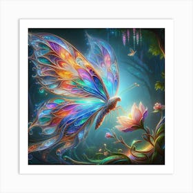 Fantasy Butterfly Art 3 Art Print