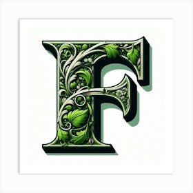 Letter F Art Print