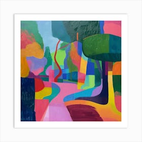 Abstract Park Collection Ibirapuera Park Buenos Aires Argentina 1 Art Print