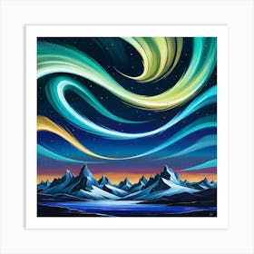 Aurora Borealis Art Print