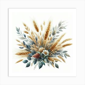 Bouquet Of Wheat 1 Art Print