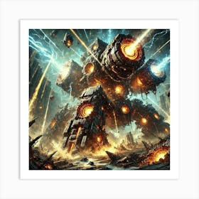 Earthshakers Capabilities Mantleborn Siege Machines Art Print