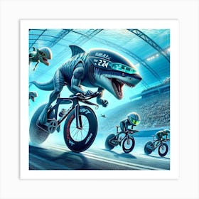 Hybrids racing Art Print