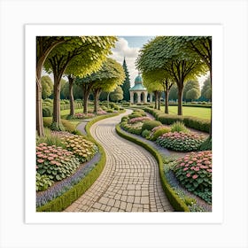 Garden Path 6 Art Print