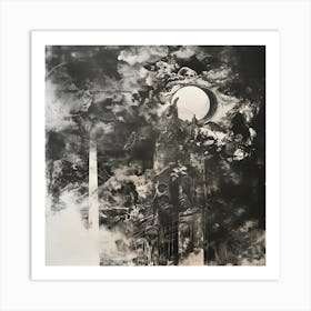 Dark Moon Art Print